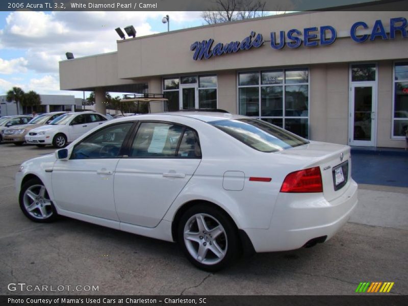 White Diamond Pearl / Camel 2006 Acura TL 3.2