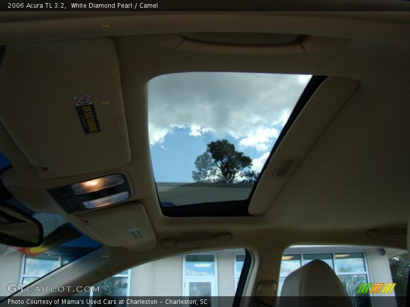 White Diamond Pearl / Camel 2006 Acura TL 3.2