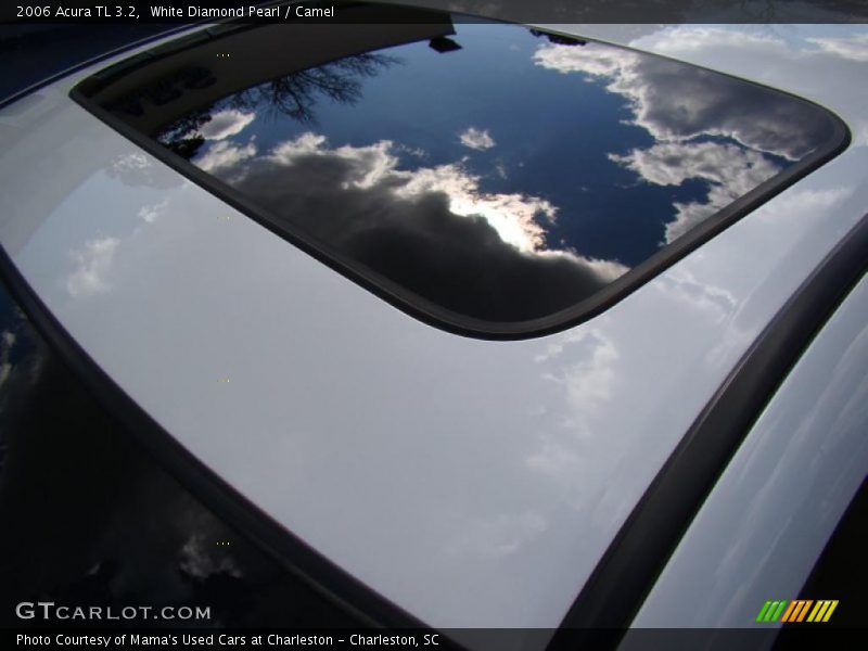 White Diamond Pearl / Camel 2006 Acura TL 3.2