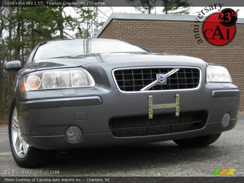 Titanium Gray Metallic / Graphite 2006 Volvo S60 2.5T
