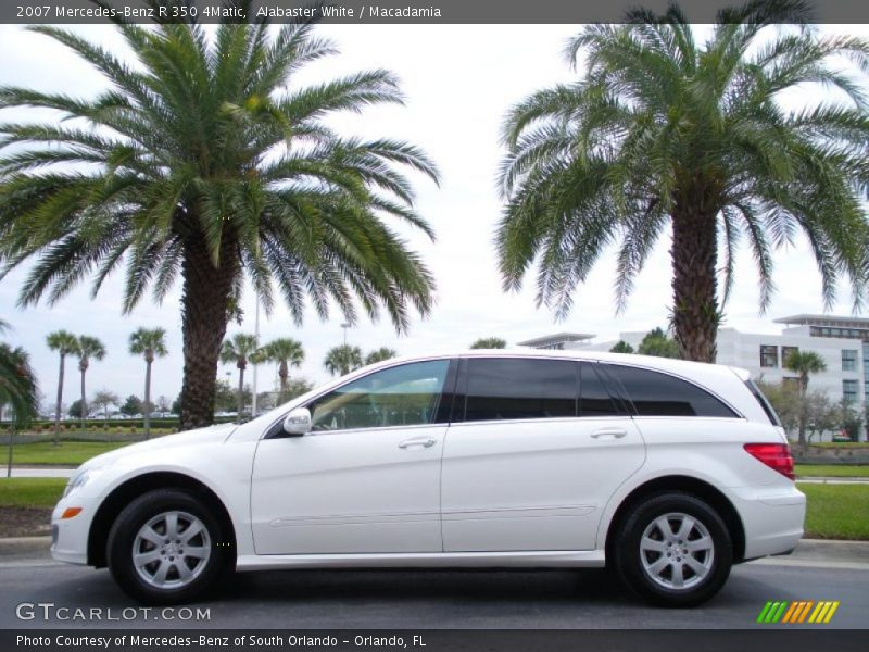 Alabaster White / Macadamia 2007 Mercedes-Benz R 350 4Matic