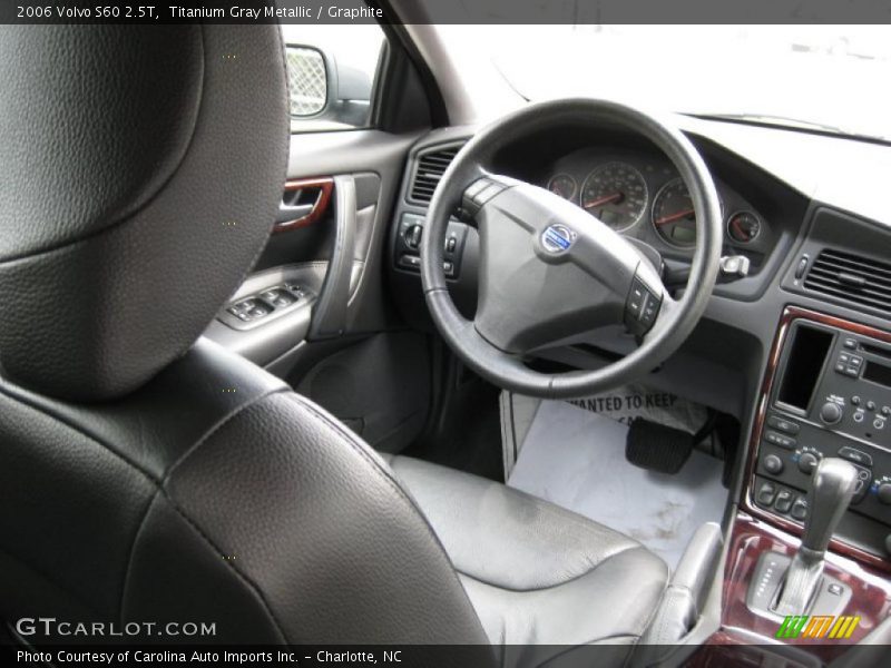 Titanium Gray Metallic / Graphite 2006 Volvo S60 2.5T