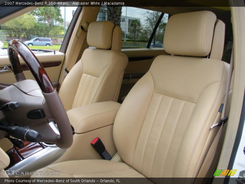 Alabaster White / Macadamia 2007 Mercedes-Benz R 350 4Matic
