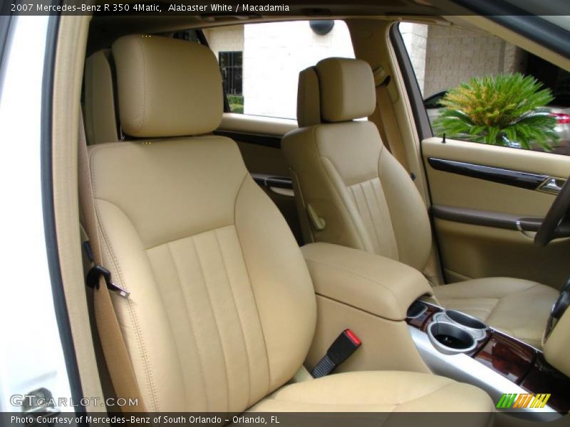 Alabaster White / Macadamia 2007 Mercedes-Benz R 350 4Matic