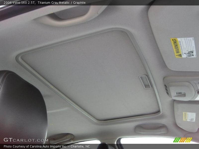 Titanium Gray Metallic / Graphite 2006 Volvo S60 2.5T