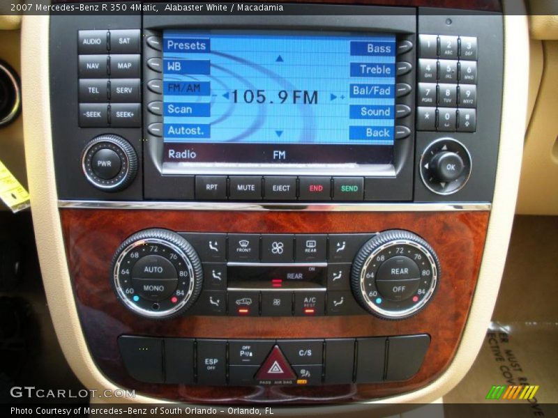 Alabaster White / Macadamia 2007 Mercedes-Benz R 350 4Matic