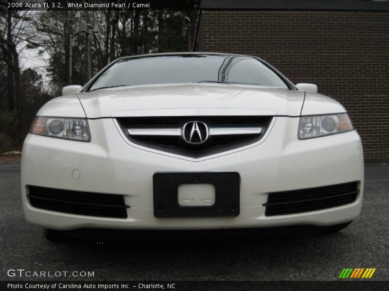 White Diamond Pearl / Camel 2006 Acura TL 3.2
