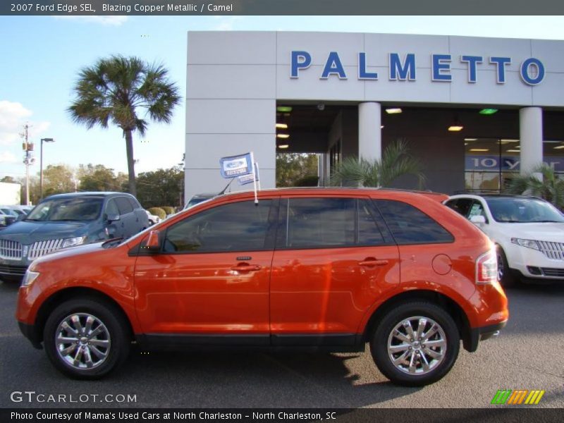 Blazing Copper Metallic / Camel 2007 Ford Edge SEL