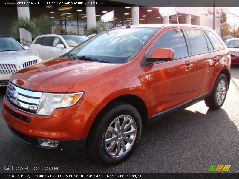 Blazing Copper Metallic / Camel 2007 Ford Edge SEL