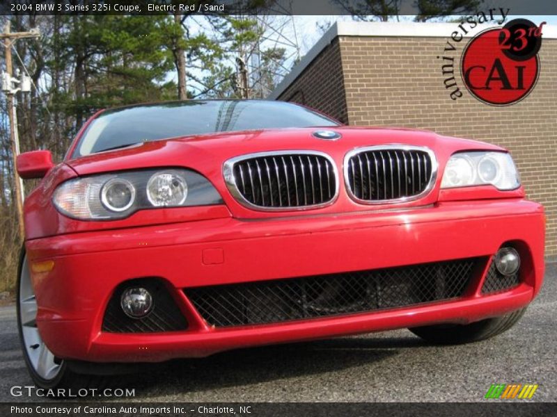 Electric Red / Sand 2004 BMW 3 Series 325i Coupe