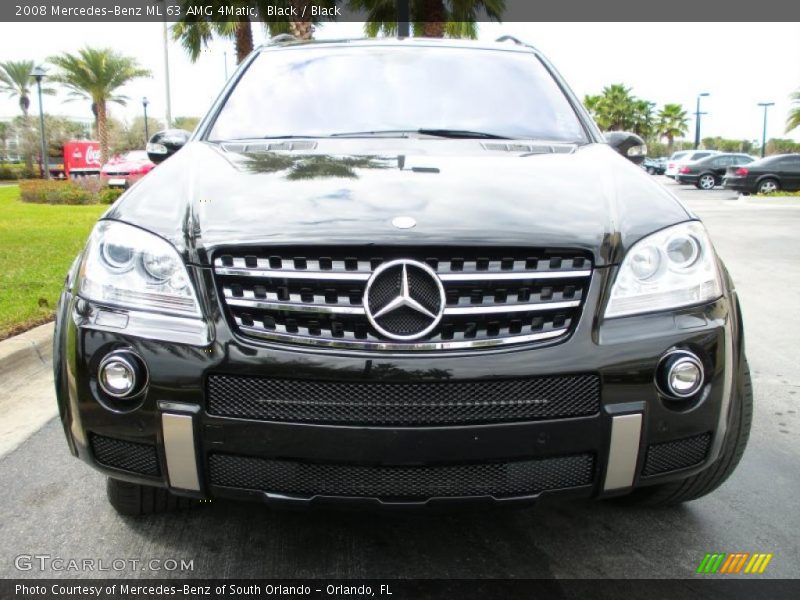 Black / Black 2008 Mercedes-Benz ML 63 AMG 4Matic