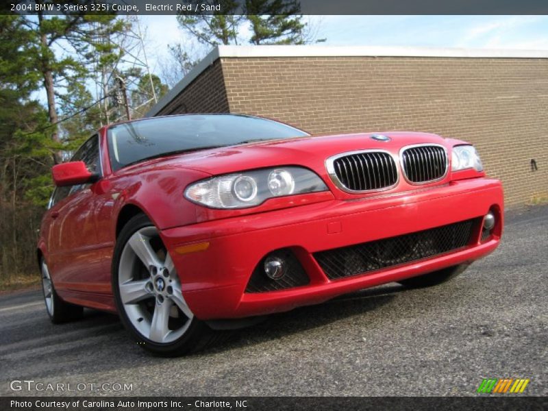 Electric Red / Sand 2004 BMW 3 Series 325i Coupe