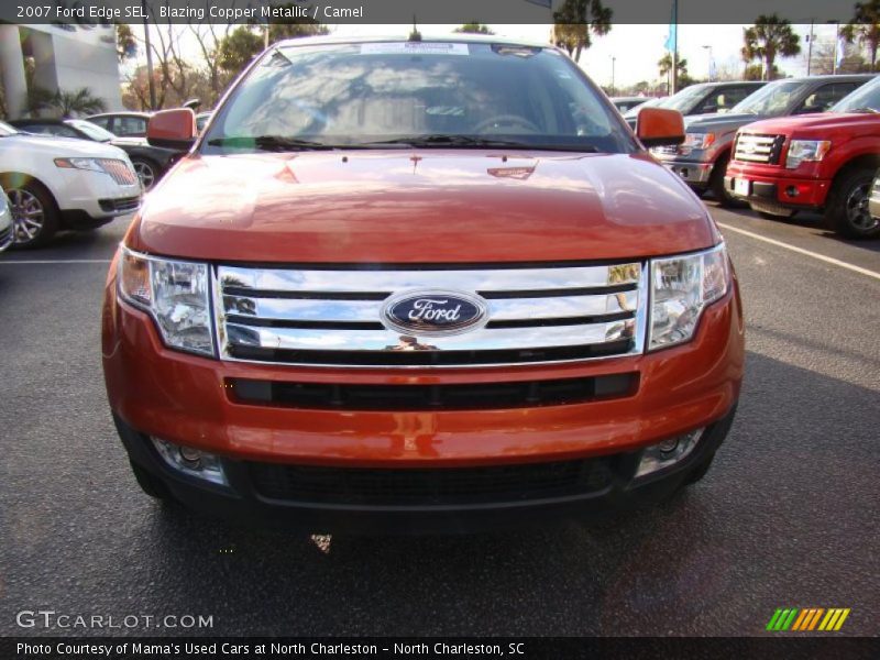 Blazing Copper Metallic / Camel 2007 Ford Edge SEL