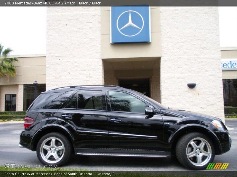 Black / Black 2008 Mercedes-Benz ML 63 AMG 4Matic