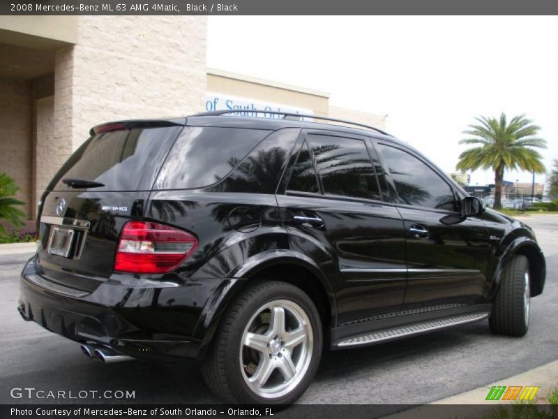 Black / Black 2008 Mercedes-Benz ML 63 AMG 4Matic