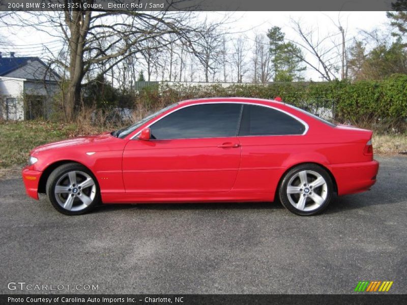 Electric Red / Sand 2004 BMW 3 Series 325i Coupe