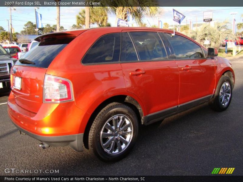 Blazing Copper Metallic / Camel 2007 Ford Edge SEL