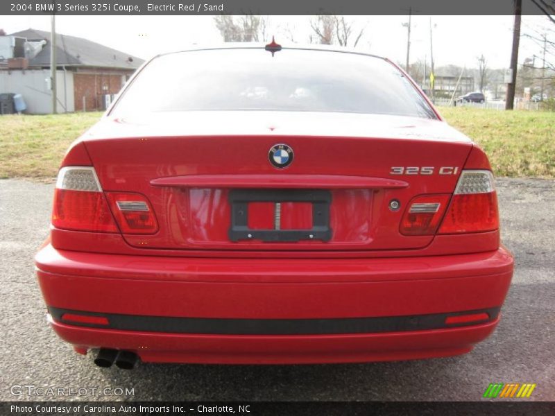 Electric Red / Sand 2004 BMW 3 Series 325i Coupe