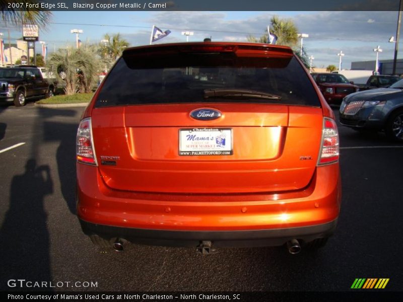 Blazing Copper Metallic / Camel 2007 Ford Edge SEL