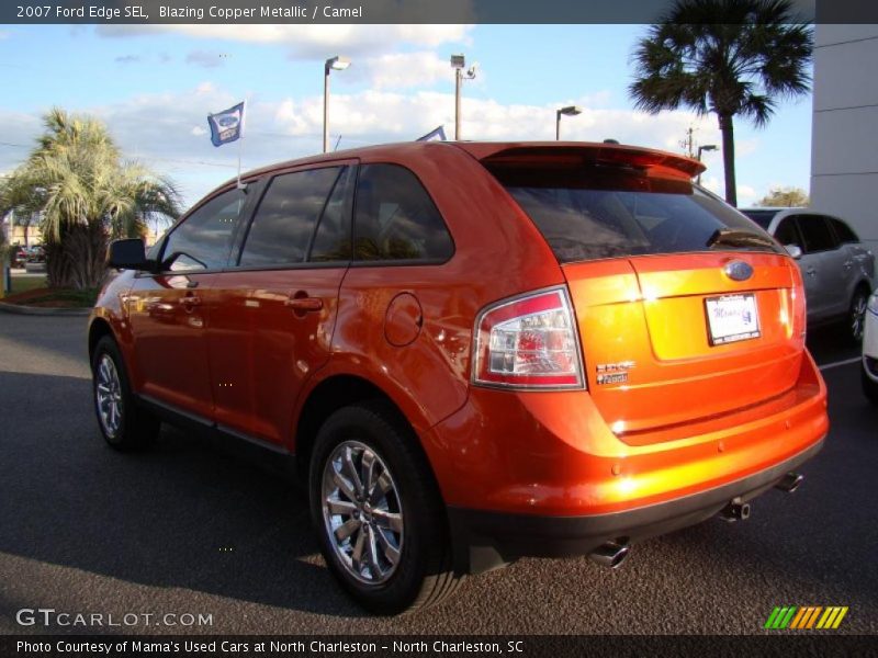 Blazing Copper Metallic / Camel 2007 Ford Edge SEL