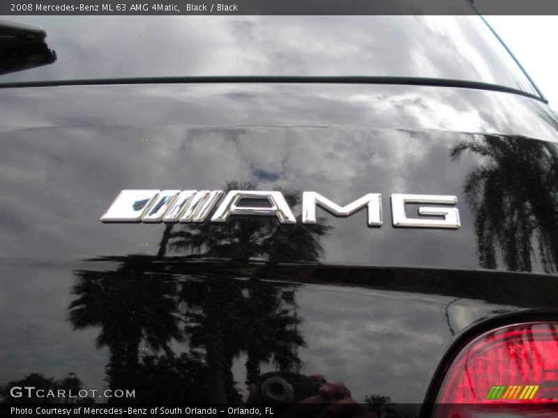 Black / Black 2008 Mercedes-Benz ML 63 AMG 4Matic
