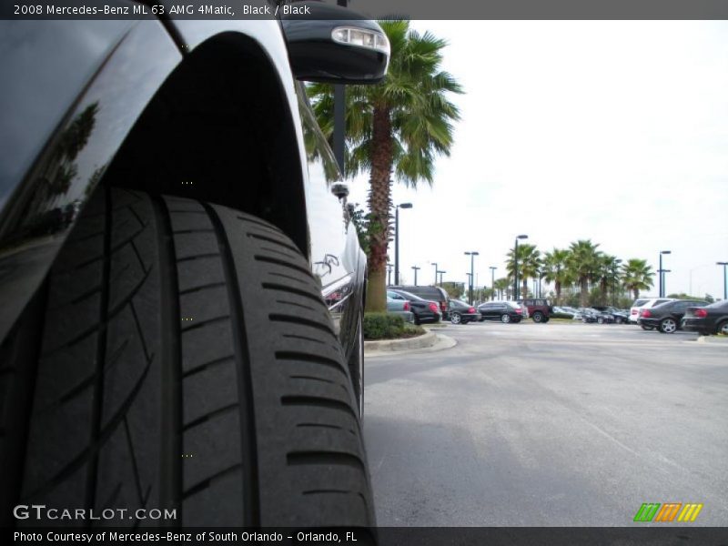 Black / Black 2008 Mercedes-Benz ML 63 AMG 4Matic