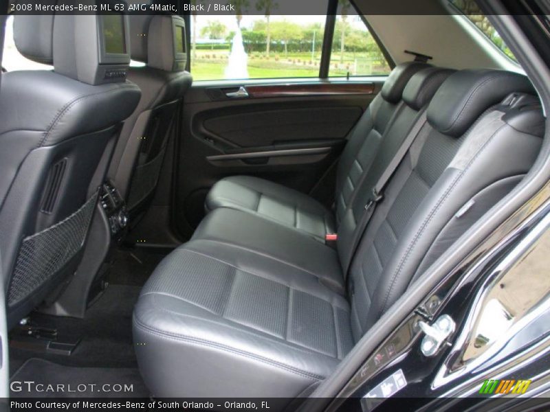 Black / Black 2008 Mercedes-Benz ML 63 AMG 4Matic