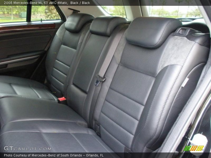 Black / Black 2008 Mercedes-Benz ML 63 AMG 4Matic