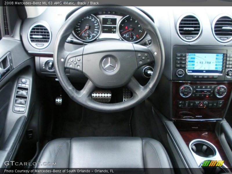 Black / Black 2008 Mercedes-Benz ML 63 AMG 4Matic