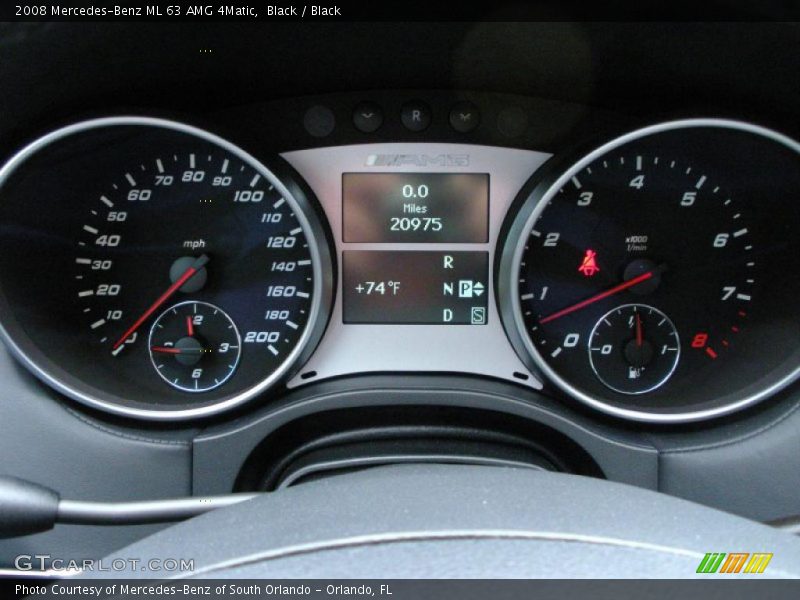 Black / Black 2008 Mercedes-Benz ML 63 AMG 4Matic