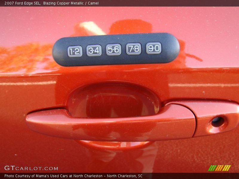 Blazing Copper Metallic / Camel 2007 Ford Edge SEL