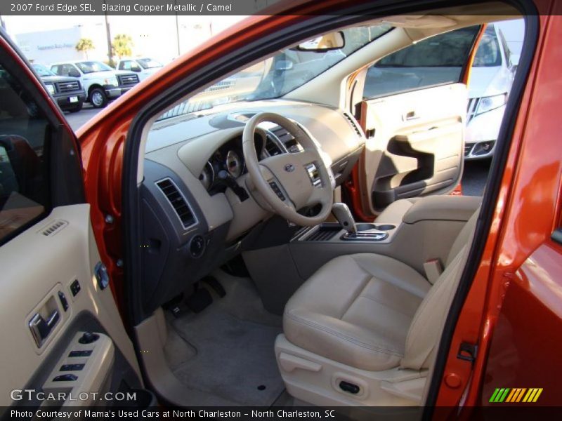 Blazing Copper Metallic / Camel 2007 Ford Edge SEL