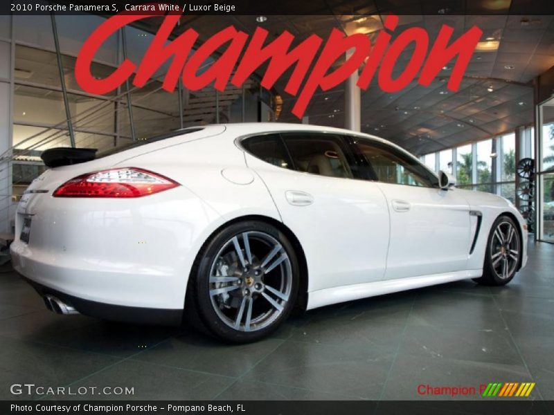 Carrara White / Luxor Beige 2010 Porsche Panamera S