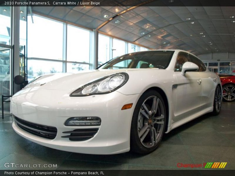 Carrara White / Luxor Beige 2010 Porsche Panamera S