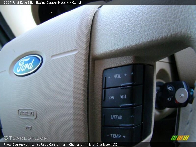 Blazing Copper Metallic / Camel 2007 Ford Edge SEL