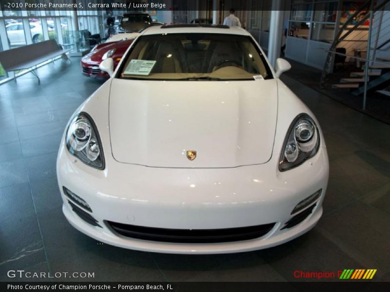 Carrara White / Luxor Beige 2010 Porsche Panamera S