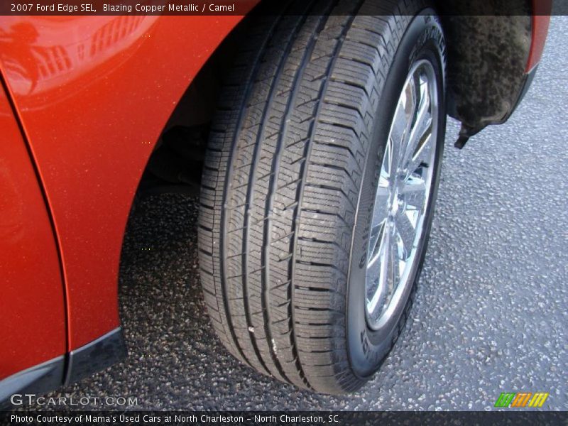 Blazing Copper Metallic / Camel 2007 Ford Edge SEL