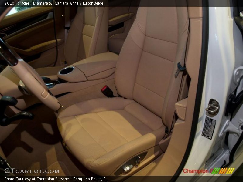 Carrara White / Luxor Beige 2010 Porsche Panamera S