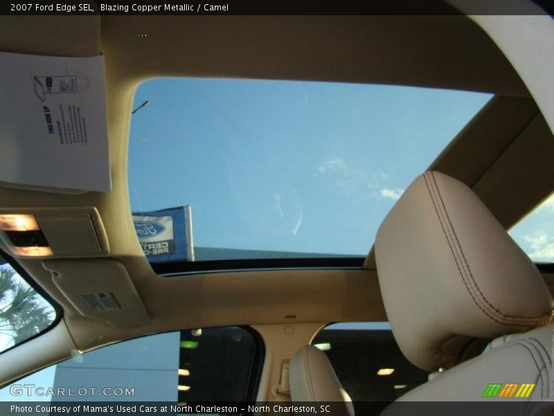 Blazing Copper Metallic / Camel 2007 Ford Edge SEL