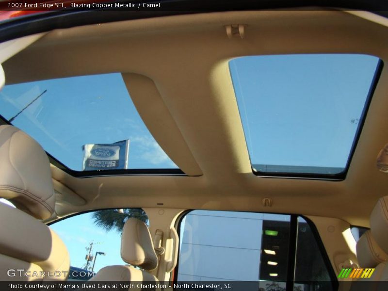 Blazing Copper Metallic / Camel 2007 Ford Edge SEL