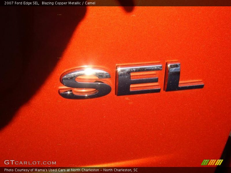 Blazing Copper Metallic / Camel 2007 Ford Edge SEL