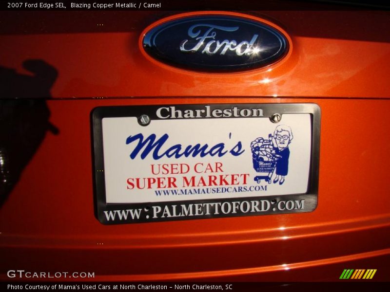 Blazing Copper Metallic / Camel 2007 Ford Edge SEL