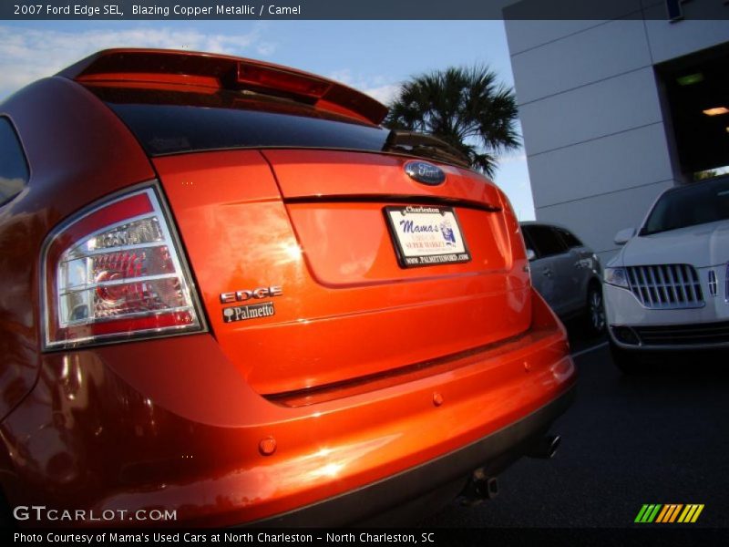 Blazing Copper Metallic / Camel 2007 Ford Edge SEL