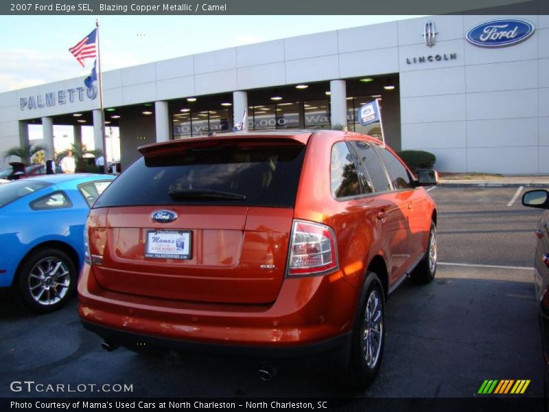 Blazing Copper Metallic / Camel 2007 Ford Edge SEL