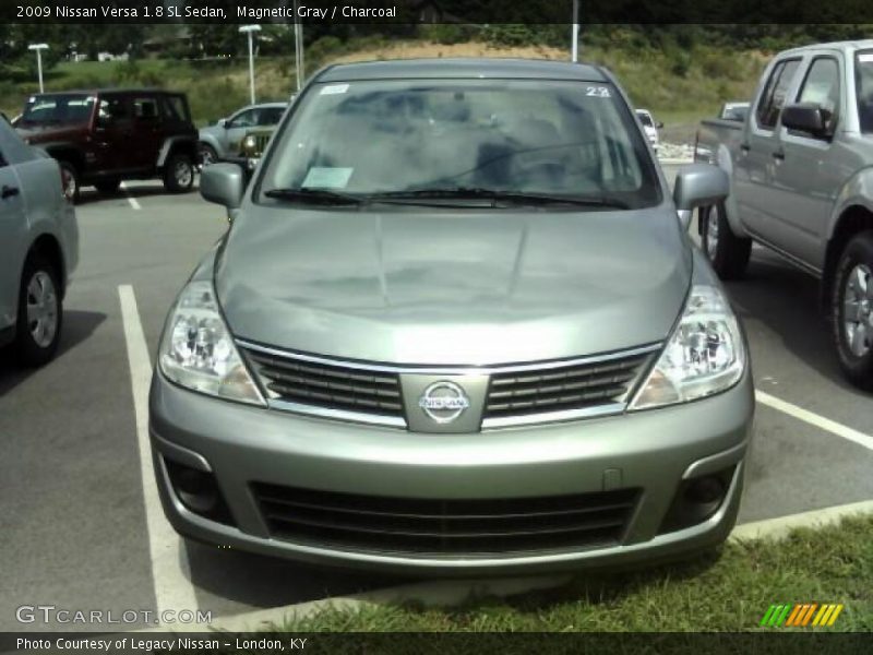 Magnetic Gray / Charcoal 2009 Nissan Versa 1.8 SL Sedan