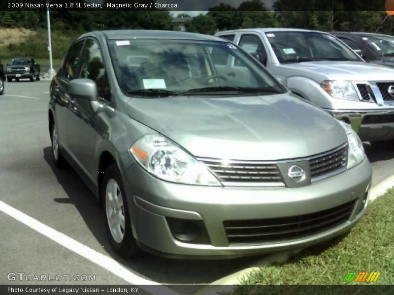 Magnetic Gray / Charcoal 2009 Nissan Versa 1.8 SL Sedan