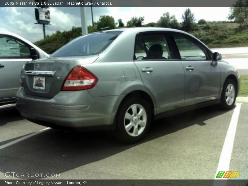Magnetic Gray / Charcoal 2009 Nissan Versa 1.8 SL Sedan