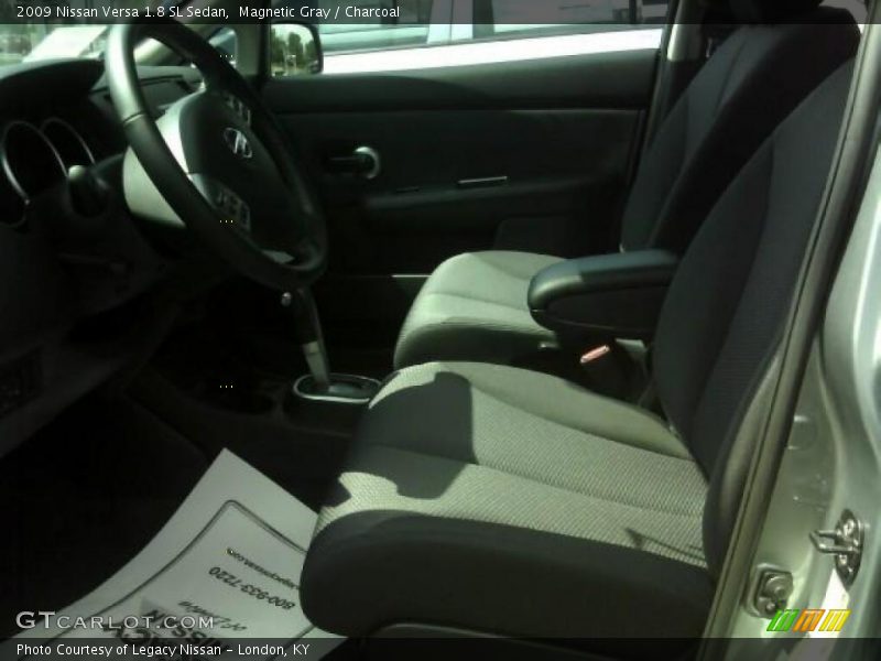 Magnetic Gray / Charcoal 2009 Nissan Versa 1.8 SL Sedan