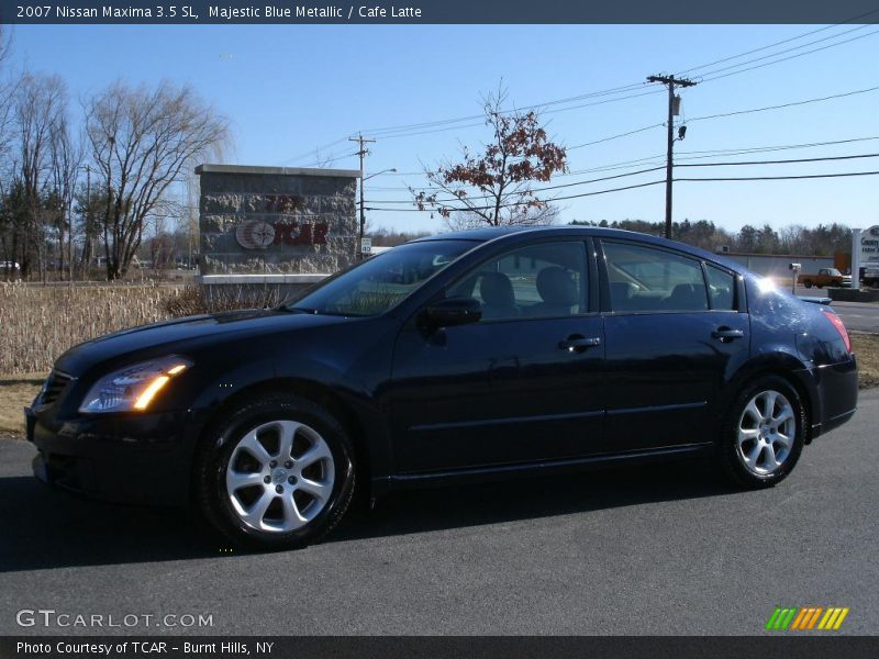 Majestic Blue Metallic / Cafe Latte 2007 Nissan Maxima 3.5 SL