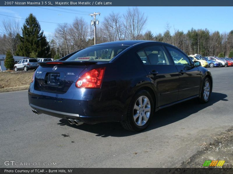 Majestic Blue Metallic / Cafe Latte 2007 Nissan Maxima 3.5 SL